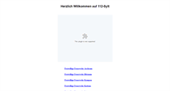 Desktop Screenshot of 112-sylt.de